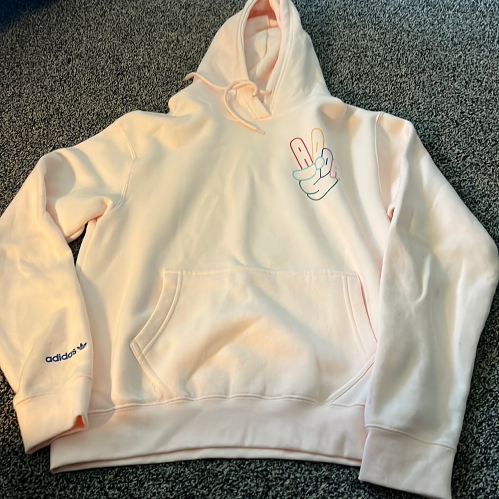 Adidas peace sign hoodie